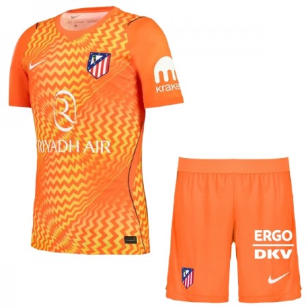Goedkope Atlético Madrid Doelman Kids Tenue 2026-27 Oranje