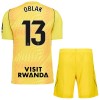 Goedkope Atlético Madrid Oblak 13 Doelman Kids Tenue 2026-27 gele Goedkope Atlético Madrid Oblak 13 Doelman Kids Tenue 2026-27 gele