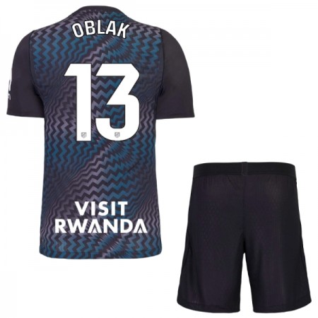 Goedkope Atlético Madrid Oblak 13 Doelman Kids Tenue 2026-27 Zwarte