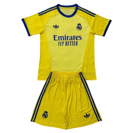 Goedkope Real Madrid Doelman Kids Tenue 2026-27 gele Goedkope Real Madrid Doelman Kids Tenue 2026-27 gele