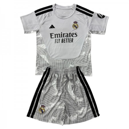 Goedkope Real Madrid Doelman Kids Tenue 2026-27 Grijze