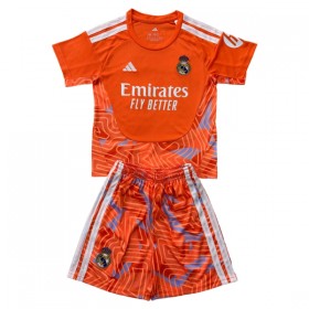 Goedkope Real Madrid Doelman Kids Tenue 2026-27 Oranje