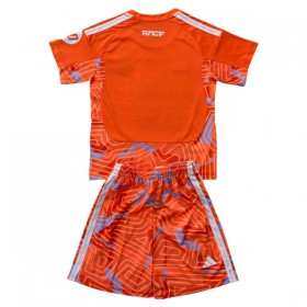 Goedkope Real Madrid Doelman Kids Tenue 2026-27 Oranje