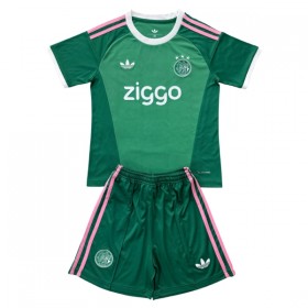 Goedkope Ajax Amsterdam Doelman Kids Tenue 2026-27 Groene
